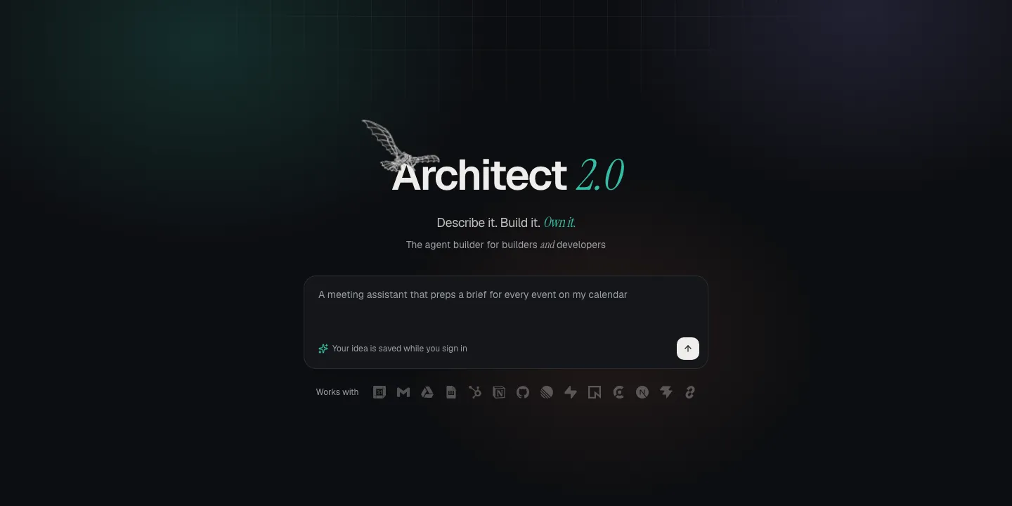 Architect 2.0 — screenshot